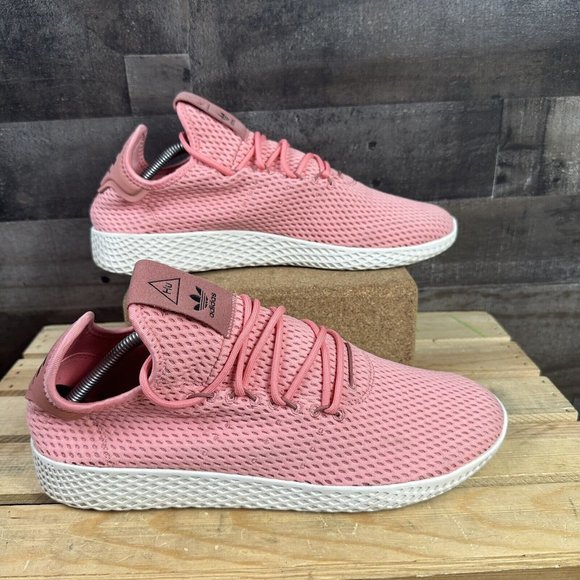 Adidas x Pharrell Williams Hu‎ Tactile Rose Pink Shoes Men\'s Size 11 BY8715
